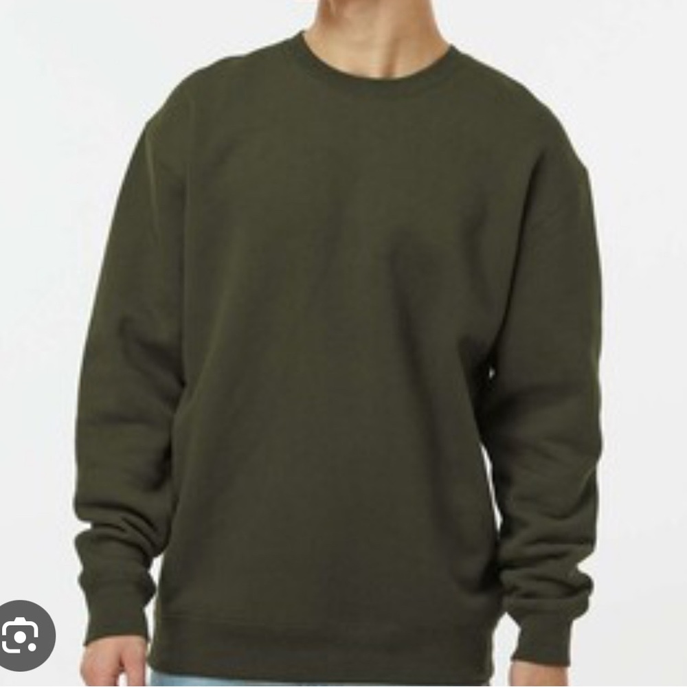 Men's Frank & Oat Dark Green Crew Neck
